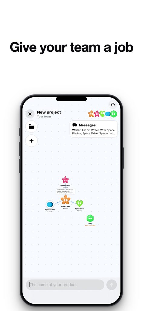 A new project with the team around its lead
